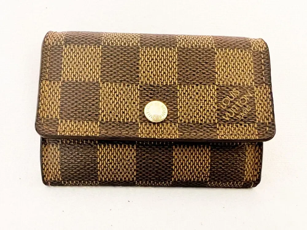 Louis Vuitton Porte Monnaie Plat Coin Damier Ebene - date code# MI0077